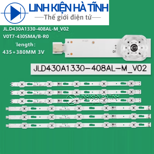 THANH LED TIVI SAMSUNG UA43TU7000 UA43TU8000 UA43TU8200 43TU7000 43TU8000 43TU8200 HÀNG MỚI L030